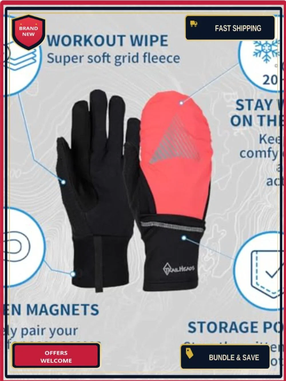 N/A convertible gloves
